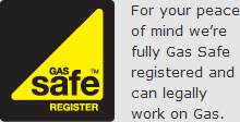 You can rest easy because we're Gas Safe Registered